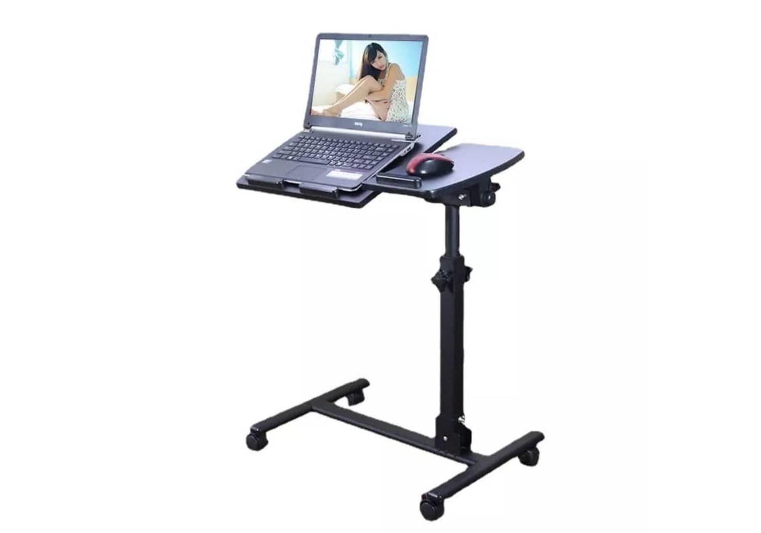 zeny rolling laptop desk table