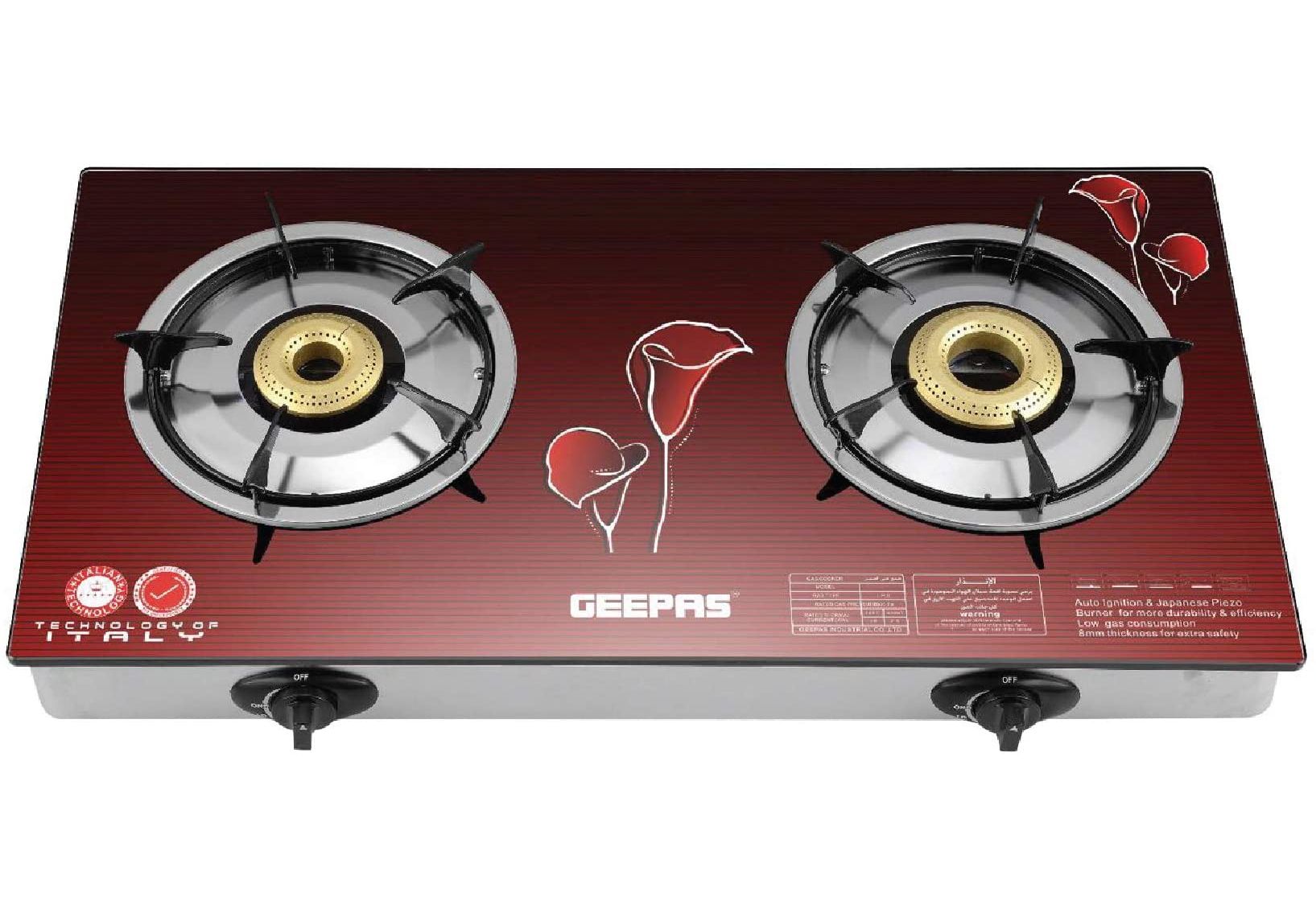 geepas gas stove 3 burner